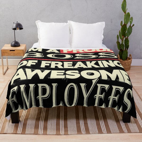 Item preview, I Am A Proud Boss Of Freaking Awesome Employees Vintage Retro designed and sold by HStudioPrints.