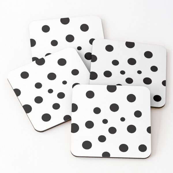 Item preview, Polka dots black design designed and sold by Vectorkr.