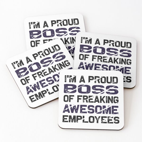Item preview, I Am A Proud Boss Of Freaking Awesome Employees Vintage  designed and sold by HStudioPrints.