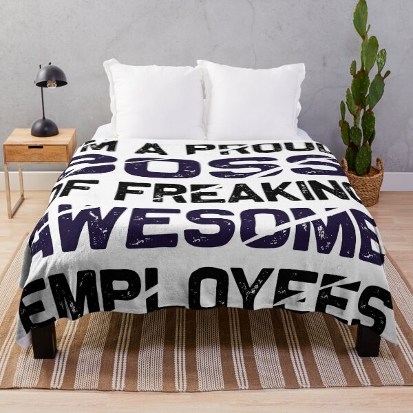 Item preview, I Am A Proud Boss Of Freaking Awesome Employees Vintage designed and sold by HStudioPrints.