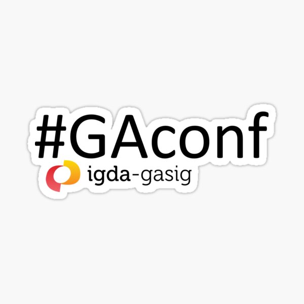 GAconf logo Glossy Sticker