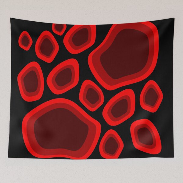 Item preview, Digital red stones pattern designed and sold by KheinJohn.