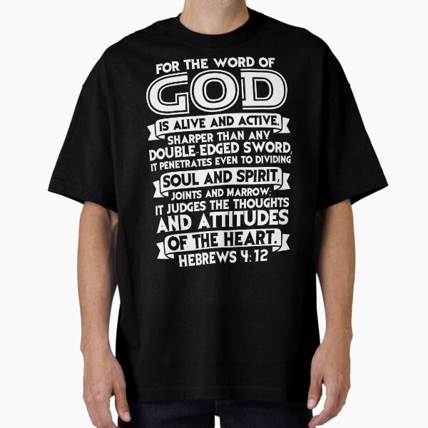 Item preview, Hebrews 4:12 For The Word Of God Is Alive And Active designed and sold by plushism.