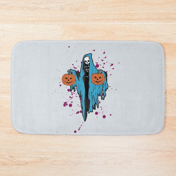 Item preview, fall monogram halloween women funny Scary White Sheet Ghost Pumpkin Spice Gift Idea designed and sold by catchyology.