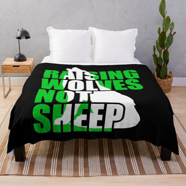 Item preview, Raising Wolves Not Sheep designed and sold by Your Favorite Shop.