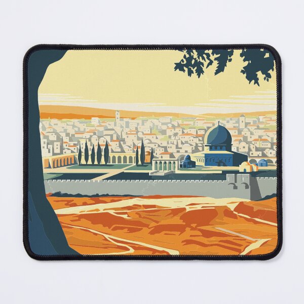 Item preview, Vintage Travel Poster Visit Palestine designed and sold by G-Design.