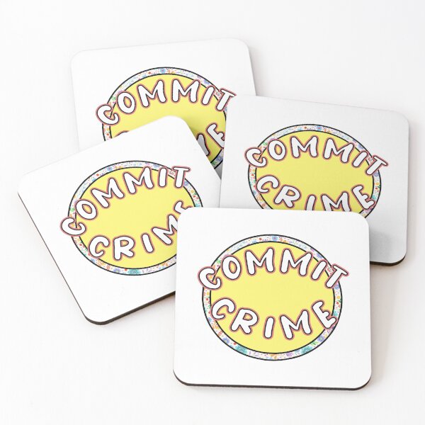 Item preview, Commit crime flowery funny meme designed and sold by Captain-Jackson.