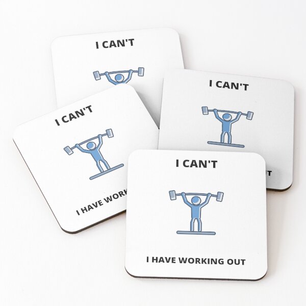 Item preview, I CAN'T I HAVE WORKING OUT designed and sold by Design-model.