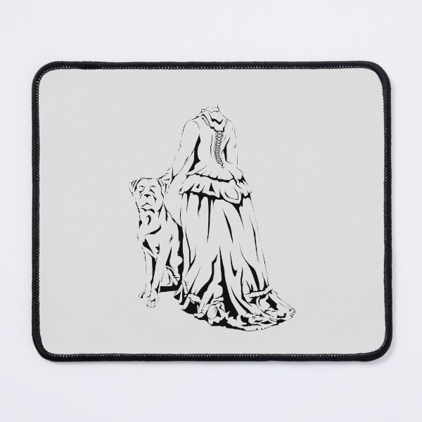 Item preview, Victorian Lady with Large Dog designed and sold by lemonoclefox.