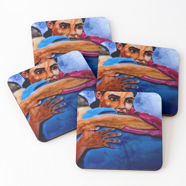 Item preview, The Hug African Art designed and sold by FindingFreebird.