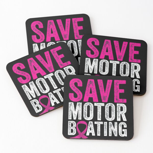 Item preview, Save Motorboating Funny Breast Cancer Awareness designed and sold by ghazalish.