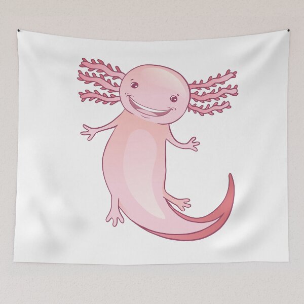 Item preview, Cute Axolotl Smiling designed and sold by artado.