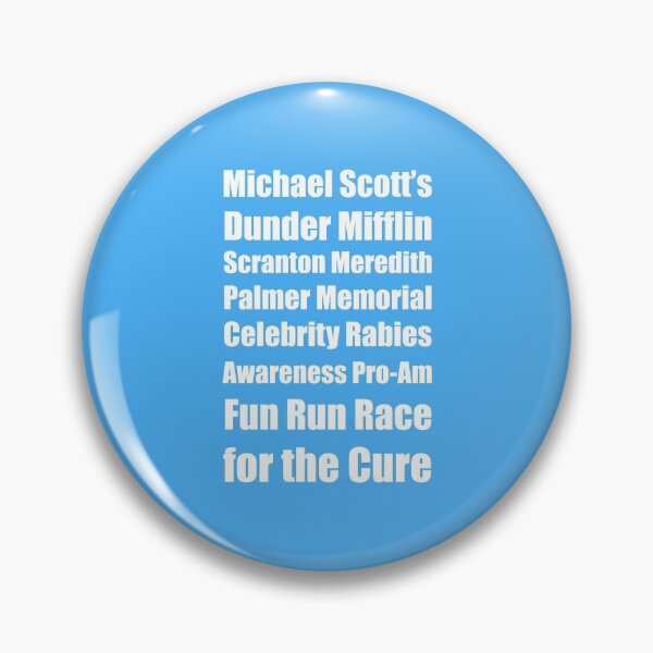 Item preview, The Office Michael Scott's Dunder Mifflin Scranton Meredith Palmer Memorial Celebrity Rabies Awareness Pro-Am Fun Run Race for the Cure designed and sold by JackAndTofu.