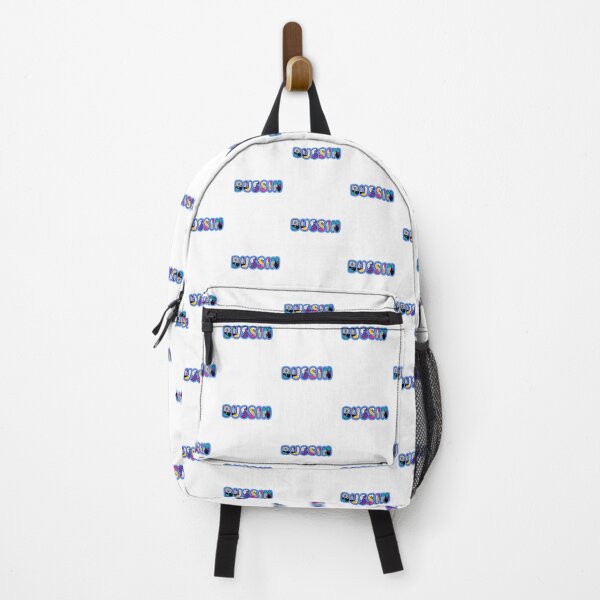 Item preview, bussin' gen z meme phrase 80's pattern designed and sold by Captain-Jackson.