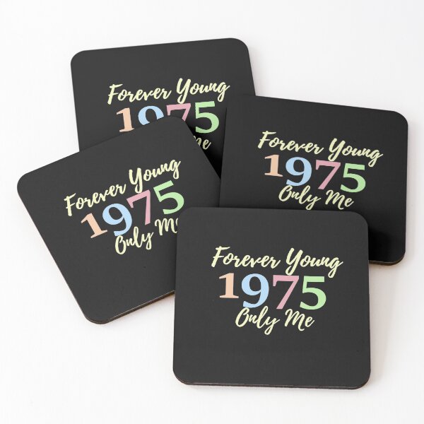 Item preview, Forever Young, 46th Birthday Aged Perfectly Gift, 1975 birthday designed and sold by Anastasiia87.