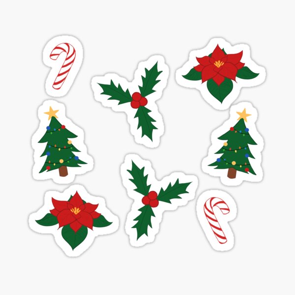 Christmas Theme Stickers Redbubble - christmas roblox stickers redbubble