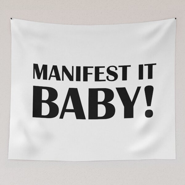 Item preview, Manifest It Baby! Tarot and Spiritual Quote designed and sold by Bennymp.