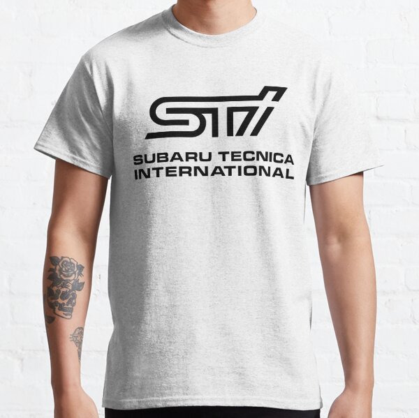 Custom Men's T-Shirt Tee STI Subaru Tecnica International