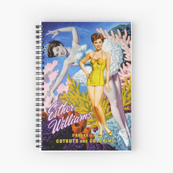 Item preview, Cutout Doll Book Esther Williams Model Vintage Illustration designed and sold by Maggiedolly.