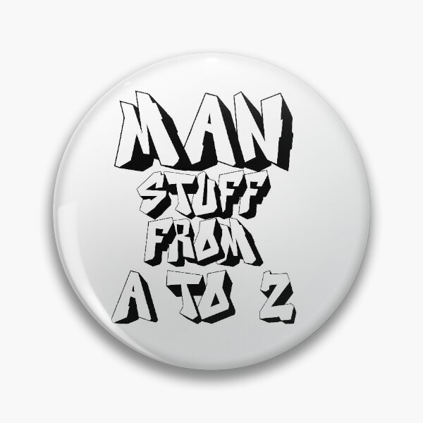 Item preview, Man Stuff From A TO Z designed and sold by SkillDesigner.