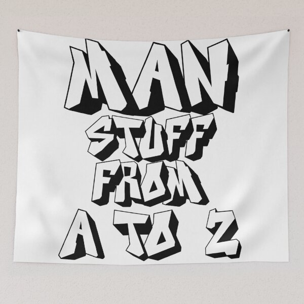 Item preview, Man Stuff From A TO Z designed and sold by SkillDesigner.