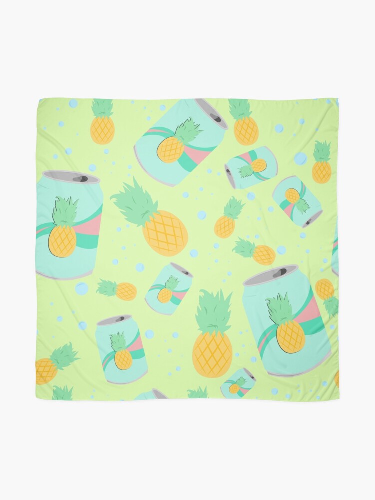 Alternate view of Pineapple Soda - pattern Scarf