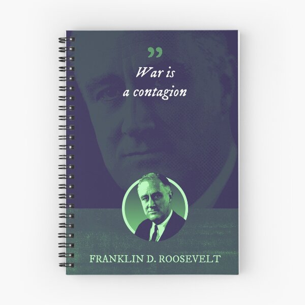 Item preview, Franklin D. Roosevelt - War is a contagion designed and sold by Syahrasi.