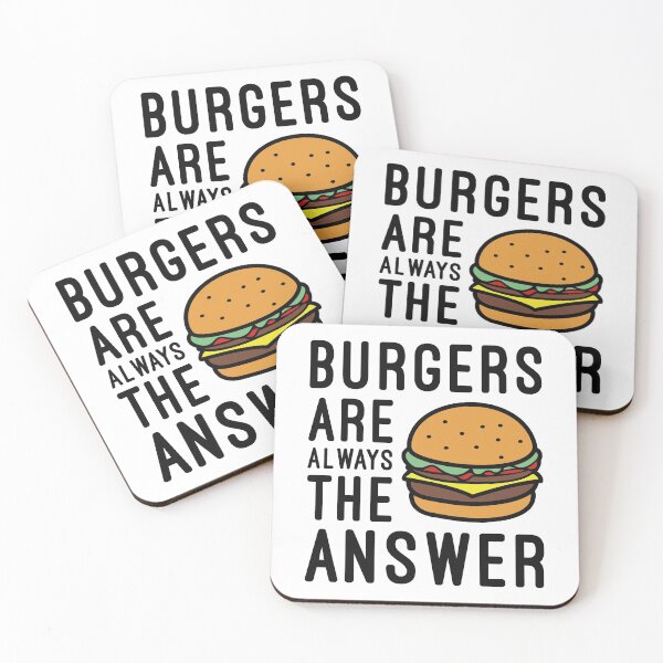 Item preview, Burgers Are Always The Answer designed and sold by cherrific.