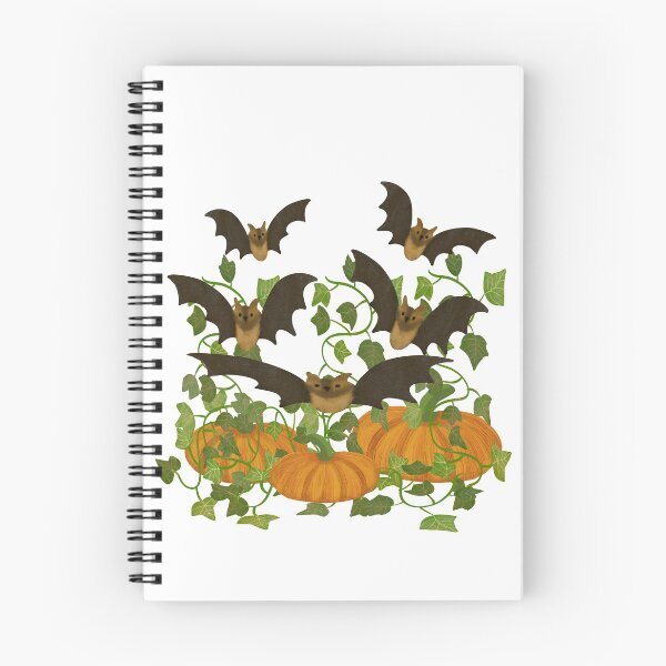 Item preview, Bats and Pumpkins and Autumn Leaves Halloween Themed Digital Artwork designed and sold by PrintHatcher.