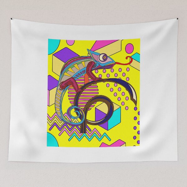 Item preview, Funny Colorful Chameleon Reptile Camouflage designed and sold by flofin.