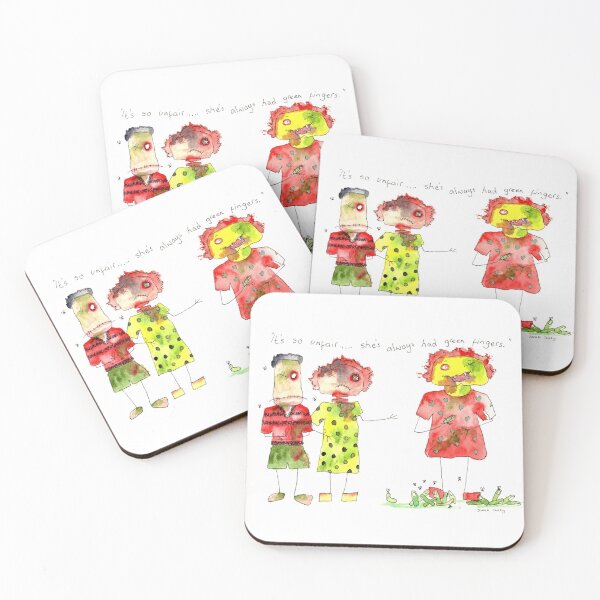 Item preview, It's So Unfair, She's Always Had Green Fingers designed and sold by Sarah Ashby.