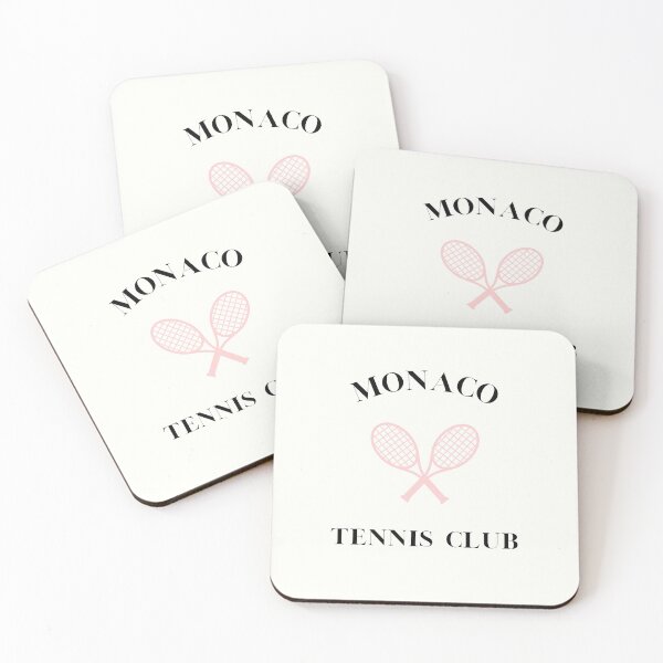 Item preview, Monaco Tennis Club Pink Tennis Rackets  designed and sold by Designedbysm.