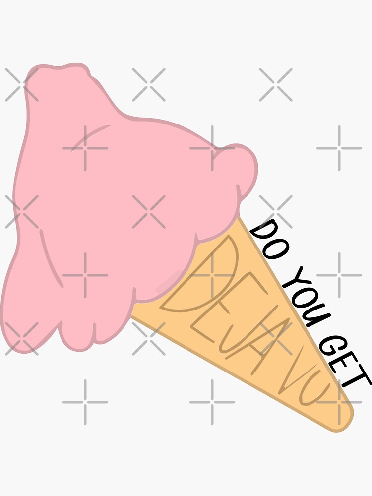 "Strawberry Ice Cream, 1 Spoon for 2" Sticker for Sale by Jenscolors