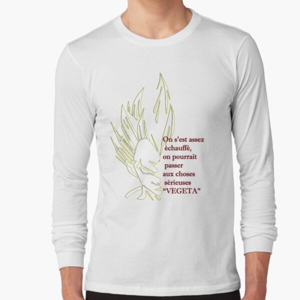 vegeta T-shirt manches longues