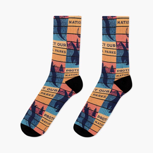 Item preview, Protect Our National Parks Retro Vintage Sunset designed and sold by JordanHolmes.