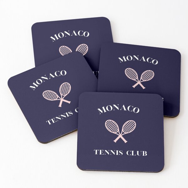 Item preview, Monaco Tennis Club Pink Tennis Rackets  designed and sold by Designedbysm.