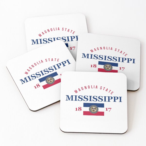 Item preview, Mississippi Pride Flag Native Home Magnolia State  designed and sold by The Junto Shop.