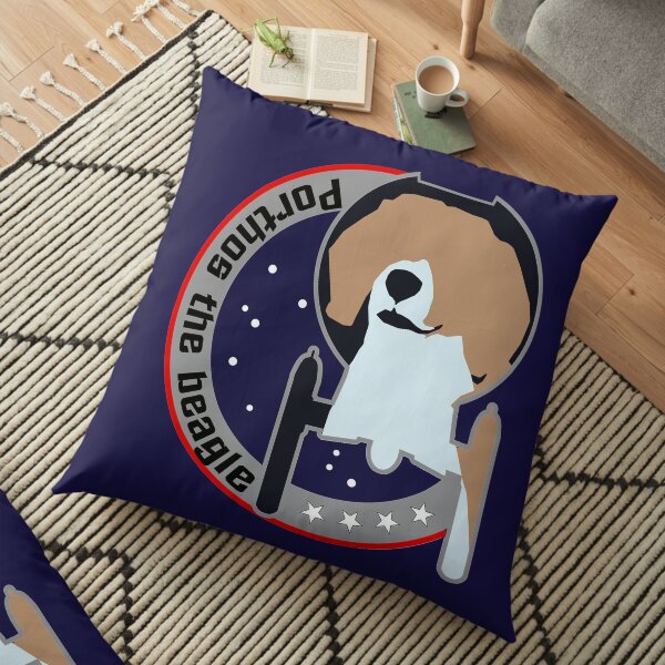 Porthos - Star Trek, Enterprise Floor Pillow