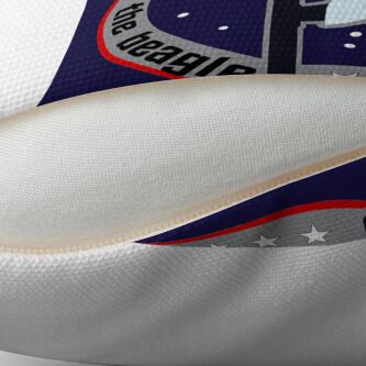 Alternate view of Porthos - Star Trek, Enterprise Floor Pillow