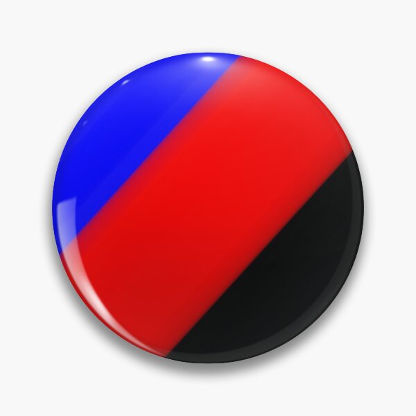 Item preview, Polyamorous flag pin designed and sold by Perri Makenna.