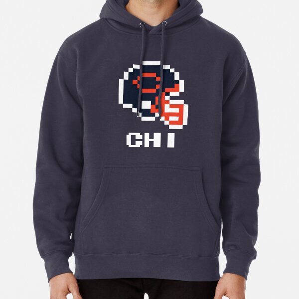 chitownclothing Vintage Chicago Bears Football Helmet Hooded Sweatshirt