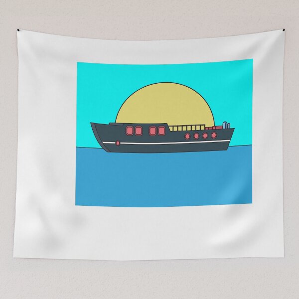 Item preview, Ships In The Middle Of The Lake Ocean designed and sold by flofin.
