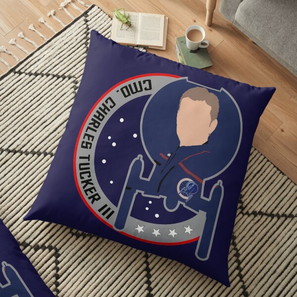 Commander Charles Tucker the 3rd - Star Trek, Enterprise Floor Pillow