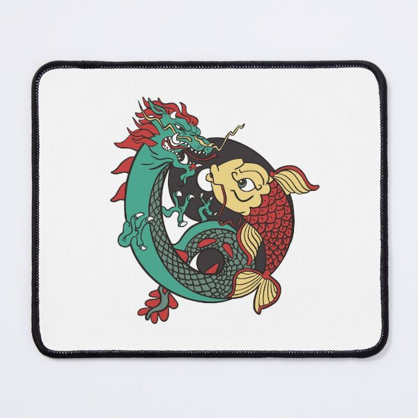 Item preview, Chinese dragon and fish Yin Yang designed and sold by DerSenat.