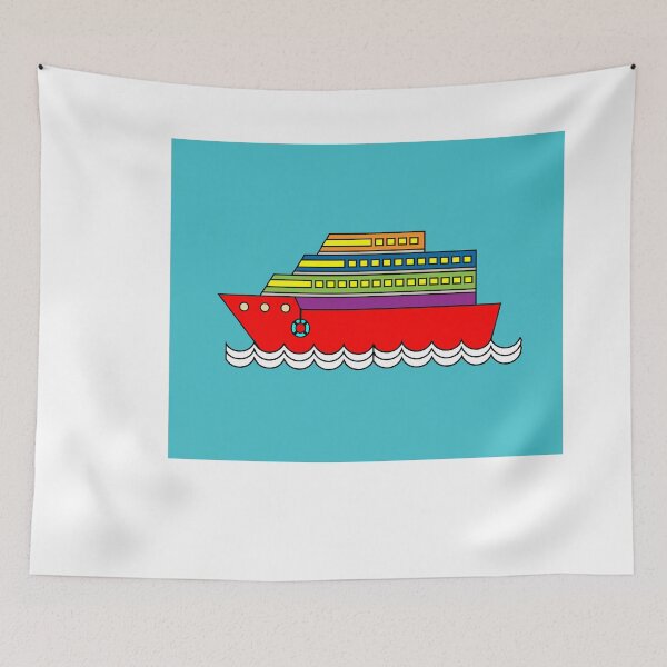 Item preview, Ships In The Middle Of The Lake Ocean designed and sold by flofin.