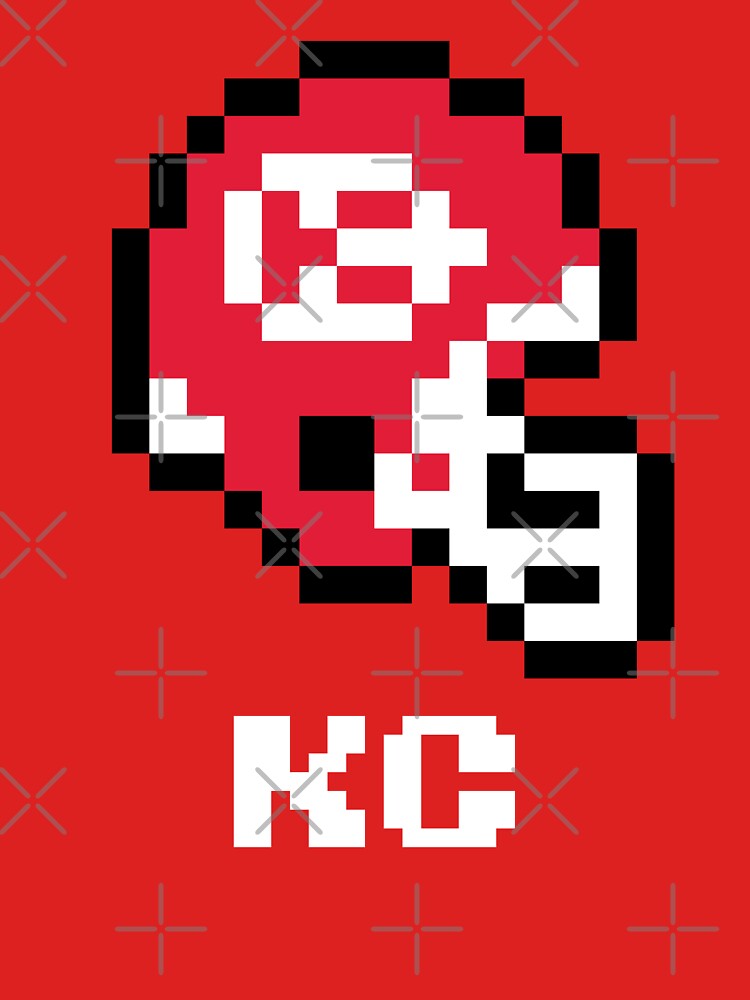 Kansas City Chiefs (Tecmo Super Bowl Football Helmet) Essential T