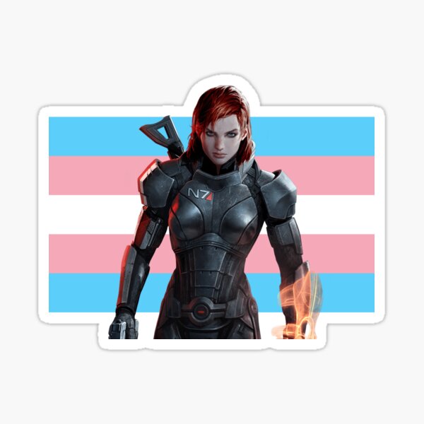 Vista previa del artículo con la obra «Shepard es Trans - v1», diseñado y vendido por ToBeFrankie.