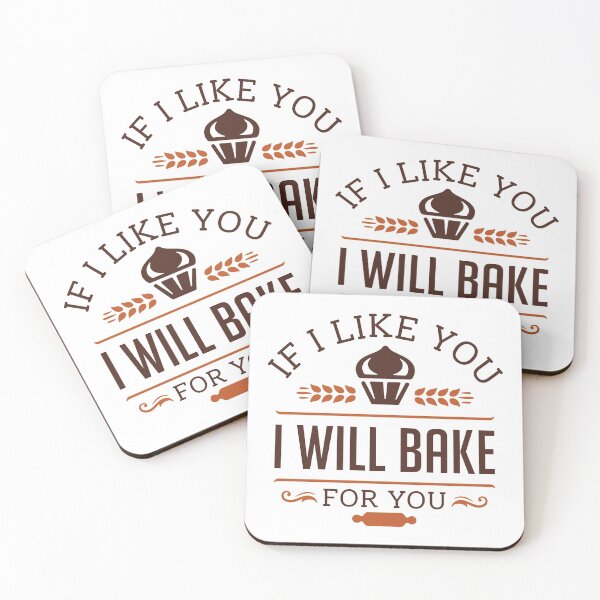 Item preview, If I Like You I Will Bake For You designed and sold by cherrific.