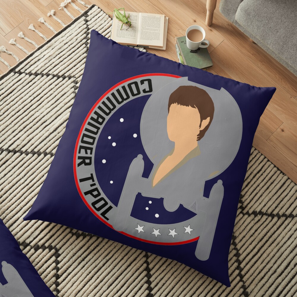 Commander T'Pol - Star Trek, Enterprise Floor Pillow
