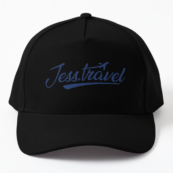 Jess.Travel Logo Reverse Blue Baseball Cap
